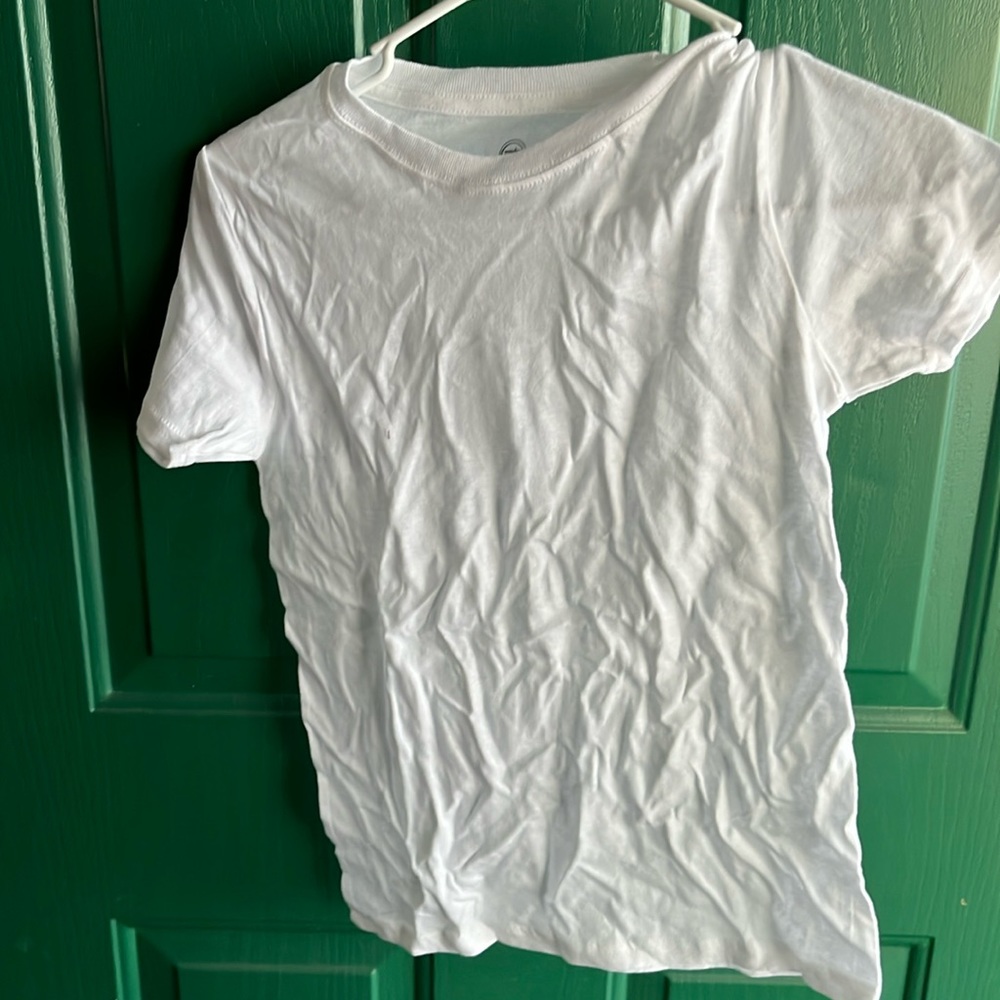 Plain white T - shirt